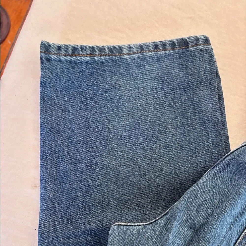 Men’s Vintage Rustler Blue Denim 100%Cotton Carpenter Jean Size 34x32 - Picture 3 of 14